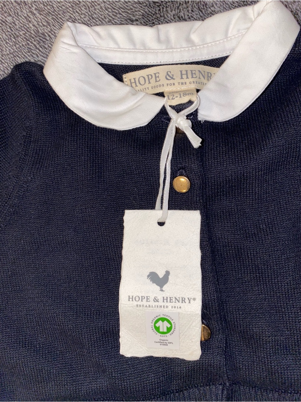 Hope & Henry Baby Girl Dress Size 12–18 Months NWT Preppy Baby - Picture 3 of 3